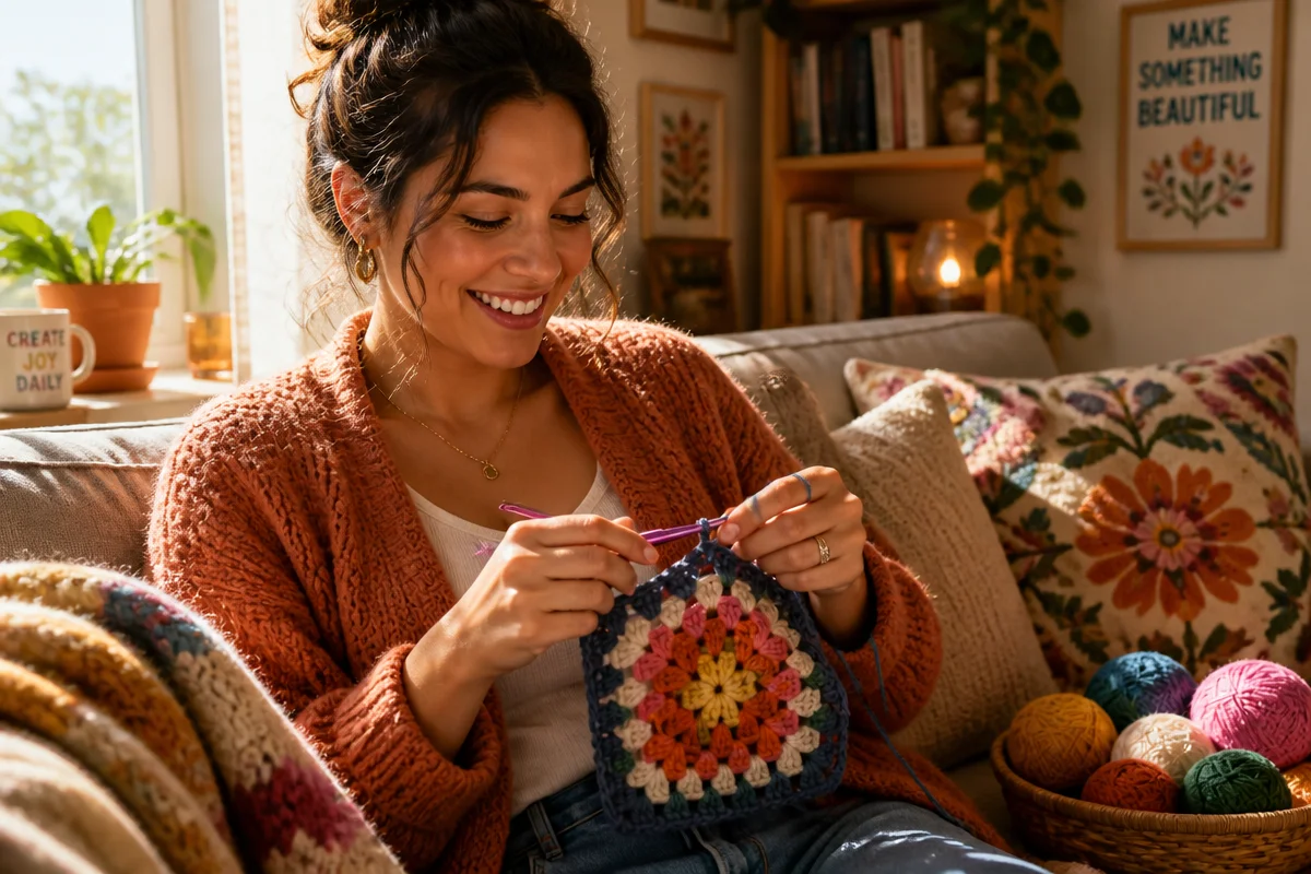 Crafting the Classic Granny Square Pattern - A Friendly Guide