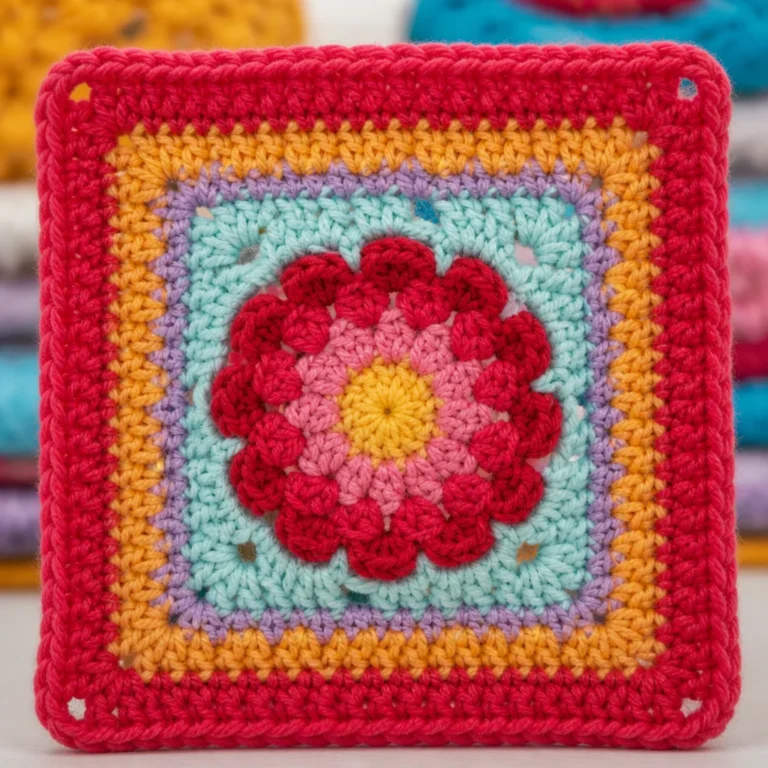 Creative granny square technique focus for blankets and scarves in crochet projects.