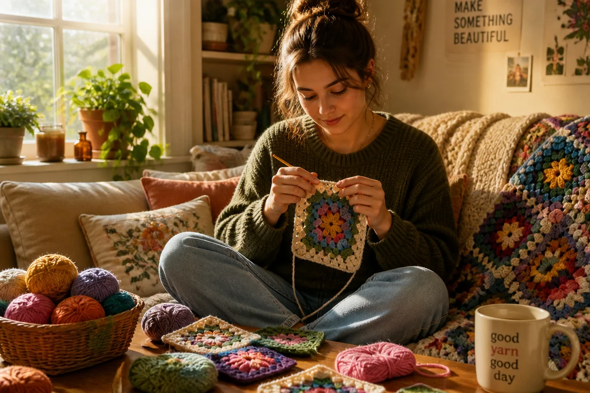 Unleash Your Creativity: Crochet Granny Square Shorts Made Easy!