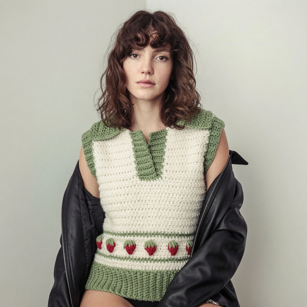 Everyday Crochet Sweater Vest Top – Free Pattern + Video Tutorial
